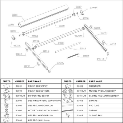 Conservatory Retractable Roof Awning Aluminium For Conservatory