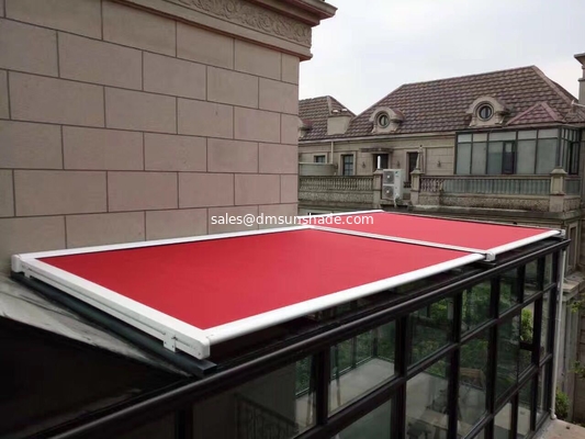 محرك مظلة سقفية قابلة للسحب حسب الطلب لغرفة التشمس