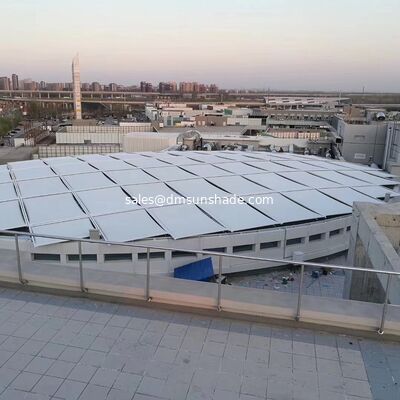 غطاء الشمس المنسحب، غطاء غطاء الشمس المنسحب في السقف، غطاء الشمس المخصص للخارج للحديقة، حماية فوق البنفسجية والعزل الحراري